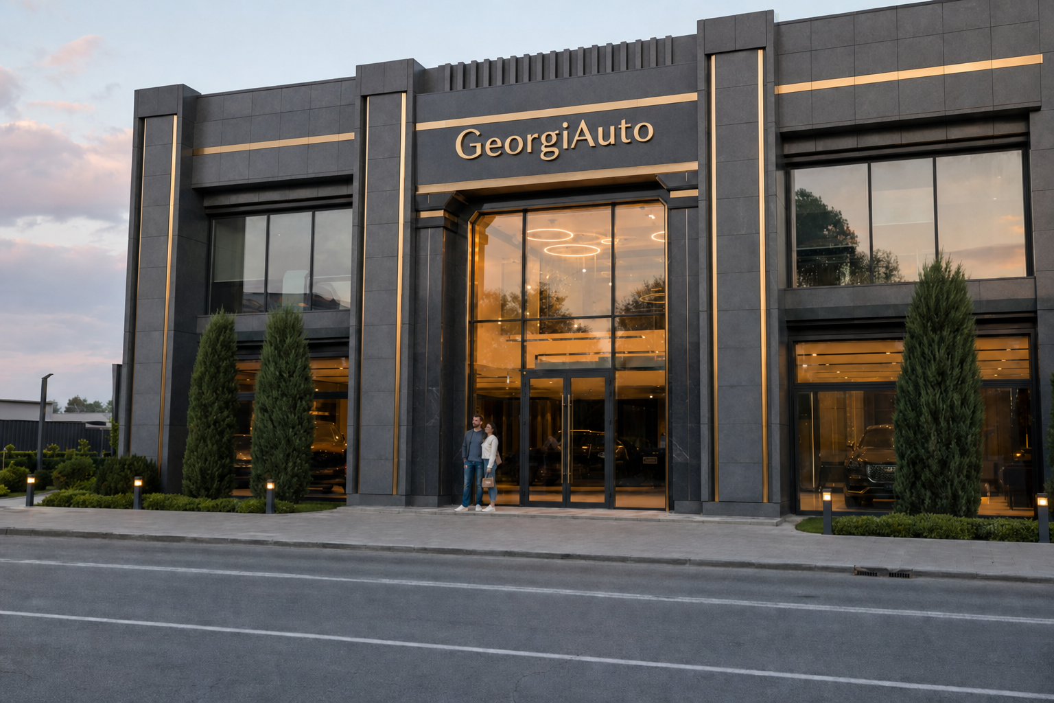 GeorgiAuto — вход в автосалон